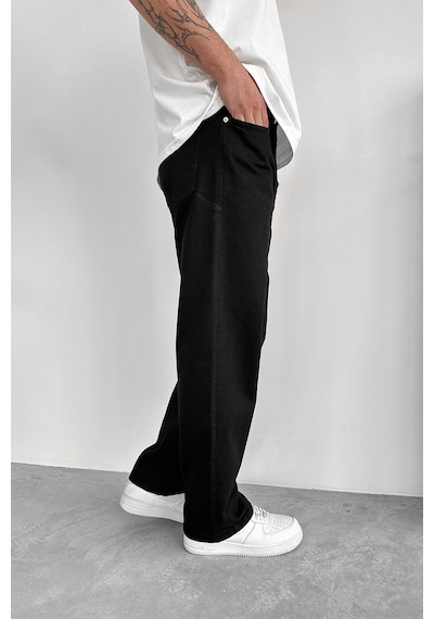 Siyah Basic Premium Regular Pantolon Siyah