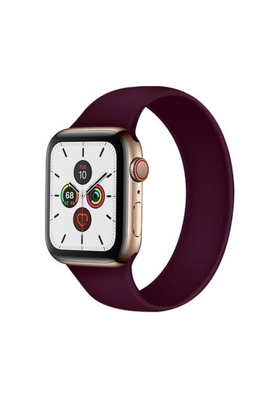 Apple Watch Uyumlu 38mm Krd-31 Solo Loop Small Kordon - Kırmızı