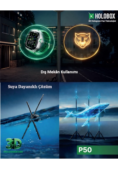 Holobox P50 50cm 3d Hologram Fan