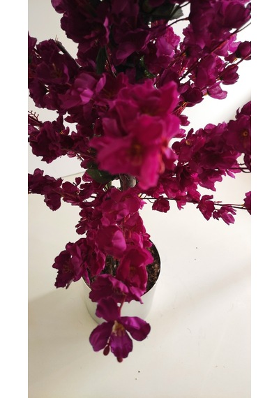 Rüzgar Yapay Çiçekçilik 150 Cm Mor Bahardalı Ağacı Mor