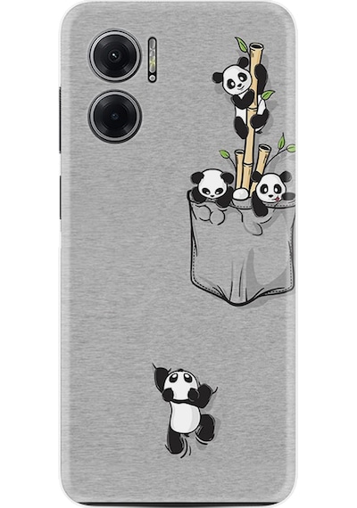 Xiaomi Redmi Note 11E Kilif Silikon Desen Pandalar 1798 566393192