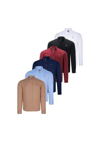 Altılı Set G674 Dewberry Erkek Gömlek-siyah-beyaz-lacivert-camel-bordo-bebe Mavi Siyah-beyaz-lacivert-camel-bordo-bebe Mavi Altılı Set G674 Dewberry Erkek Gömlek-siyah-beyaz-lacivert-camel-bordo-bebe Mavi Siyah-beyaz-lacivert-camel-bordo-bebe Mavi