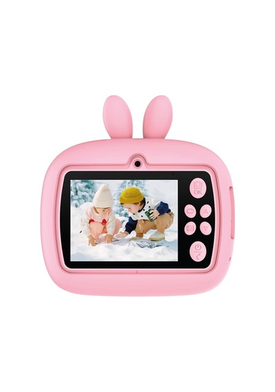 Torima Trm-cmr18 Pembe Dijital Video Fotoğraf Çocuk Kamerası Anlık Termal Resim Kağıt Baskılı Yazıcı