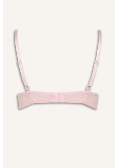Defacto Dantel Kaplı Pedli Balenli Bra H3228ax26sppn648 Pembe-pn648