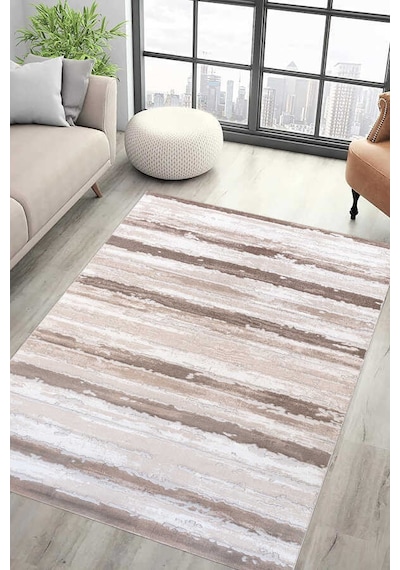 Lynosse Vizon Bej Halı Yumuşak Oturma Odası Salon Çocuk Odası Mut Bej - Vizon