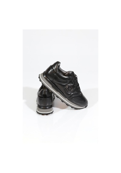 Dgn 6275 Erkek Bağcikli Sneakers Ayakkabi Siyah