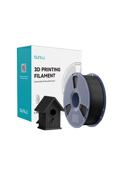 Sunlu Asa Filament Siyah 1.75mm 1kg