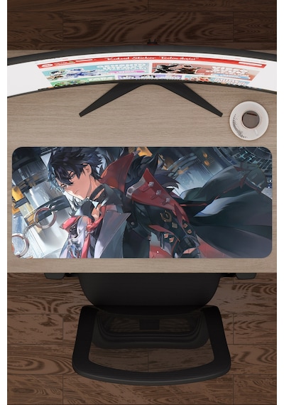 Wriothesley Genshin Impact Anime Gacha V5 - 70x30 Xl Gaming Mouse Pad Fare Altlığı