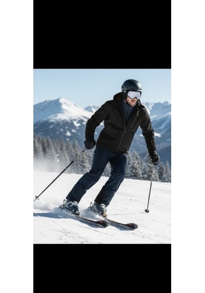 Luxic Core Erkek Siyah Kapüşonlu Softshell Mont Su Ve Rüzgar Geçirmez Outdoor Günlük Kullanım