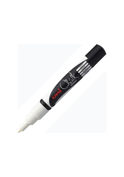 Uni Chalk Marker Wet Wipe White 1.8-2.5 Mm