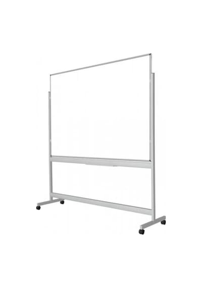 90x120 Mobil Çift Taraflı Laminat Beyaz Yazı Tahtası