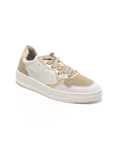 Sneaker Günlük Kadın Diğer 115580co Comart London 5580co Beige Bianco Beige Bianco Bej