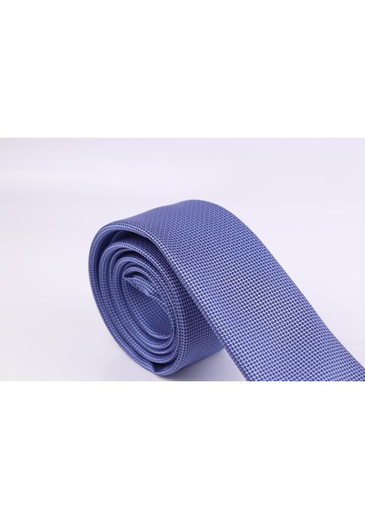 Demfashion Özel Desenli Kravat Mendil Seti - Mavi (533048530) Mavi