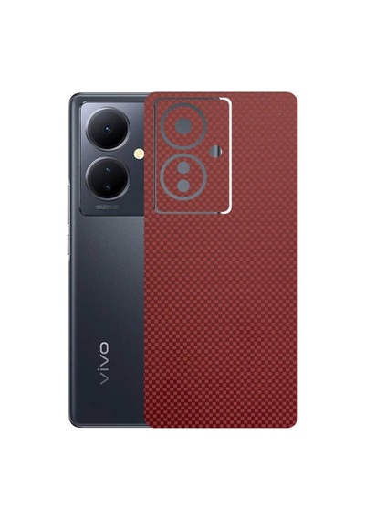 Kapps Vivo V29 Lite İle Uyumlu Fiber Serisi Premium Arka Kapak Kaplama Kenarlar Yoktur 09418984