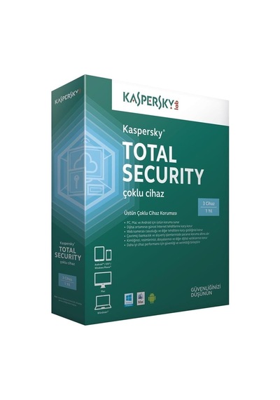 Kaspersky Total Security 5 Kullanıcı 1 Yıl Premium