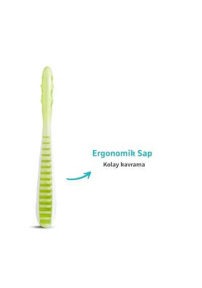 Munchkin Gentle Dip İlk Bebek Kaşığı 3'lü Set 4 Ay+ Aşamalı Beslenme Bpa İçermez Unisex Mavi-yeşil Mavi - Yeşil