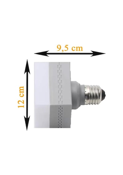Zmr 30w Kare Led Ampul Gri 6500k Beyaz Işık Jumbo Torch Lamba