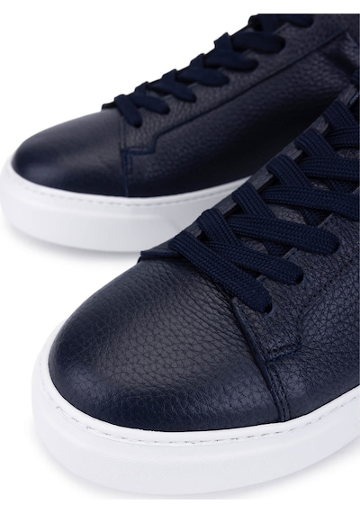 Tamer Tanca Erkek Hakiki Deri Lacivert Sneakers & Spor Ayakkabı 1212 2501 Erk Ayk Y26 Lacı Fltr