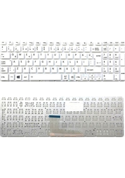 Toshiba S50-b L50-b Notebook Klavyesi, Laptop Tuş Takımı Beyaz Tr 65525767