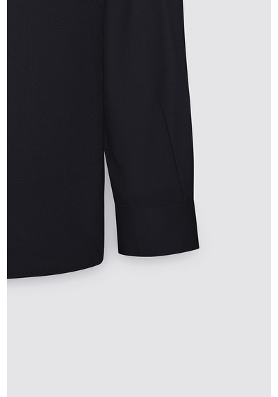 AC&Co / Altınyıldız Classics Erkek Sıyah Comfort Fit Geniş Kesim Klasik Yaka Pamuklu Rahat Armürlü Gömlek Siyah AC&Co / Altınyıldız Classics Erkek Sıyah Comfort Fit Geniş Kesim Klasik Yaka Pamuklu Rahat Armürlü Gömlek Siyah