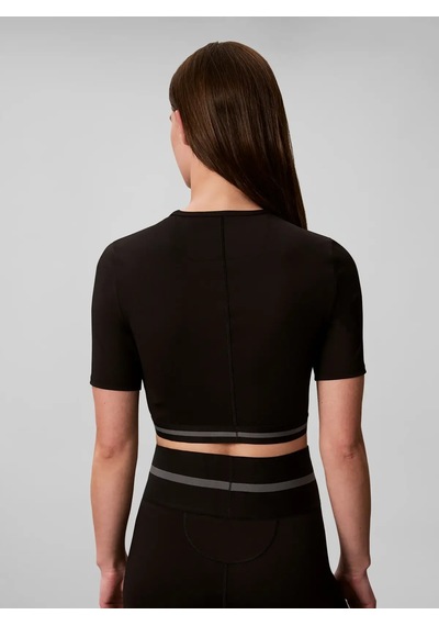 Calvin Klein Icon Sport Ss Tee Wı, Ub1 Siyah Kadın T-shirt