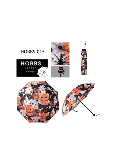 Bosile Hobbs London Yarasa Model 8 Tel Şemsiye Çok Renkli