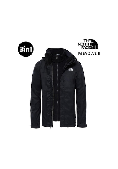 The North Face Evolve Iı Triclimate 3in1 Erkek Ceket Siyah T0cg55jk3 Siyah