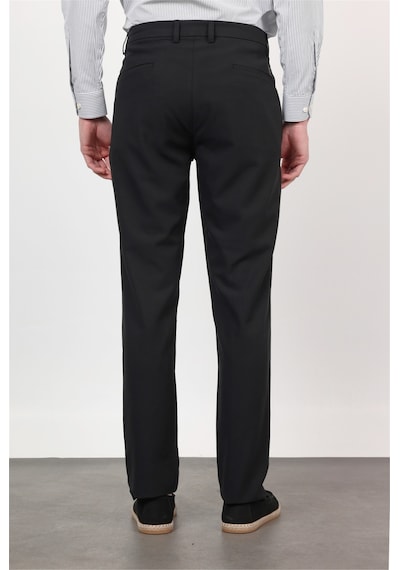 İmza Siyah Yan Cep Comfort Fit Esnek Chino Pantolon 1003260171