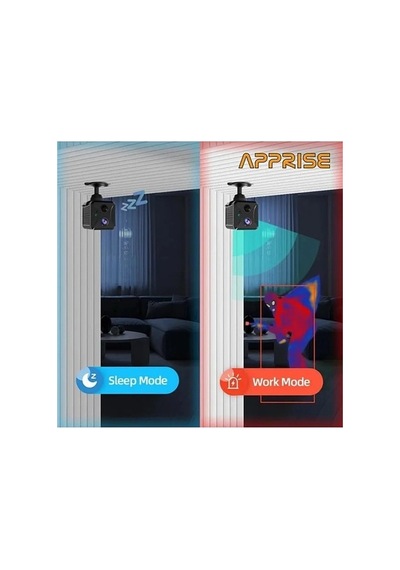 Mini Pır Sensörlü Algılamalı Sesli Konuşmalı 1080p Hd Wifi K