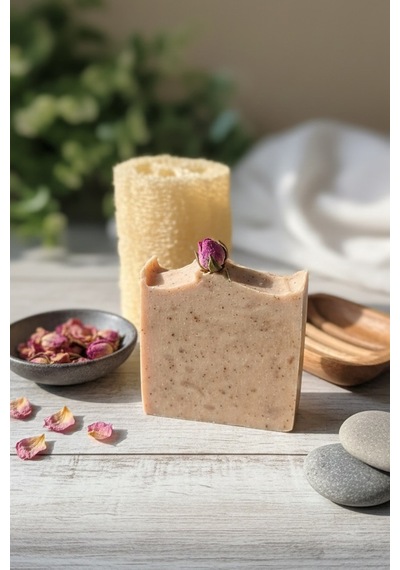 Gül Sabunu El Yapımı Özel Üretim Rose Soap Gül Yağı Sabunu Diğer