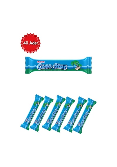 Ülker Coco Star Hindistan Cevizli Bar 25 G X 40 Adet