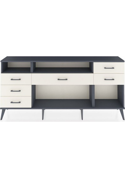 Arges Konsol 2 Raflı 6 Çekmeceli 176x30x83 Antrasit-antrasit/aytaşı Antrasit/aytaşı Arges Konsol 2 Raflı 6 Çekmeceli 176x30x83 Antrasit-antrasit/aytaşı Antrasit/aytaşı