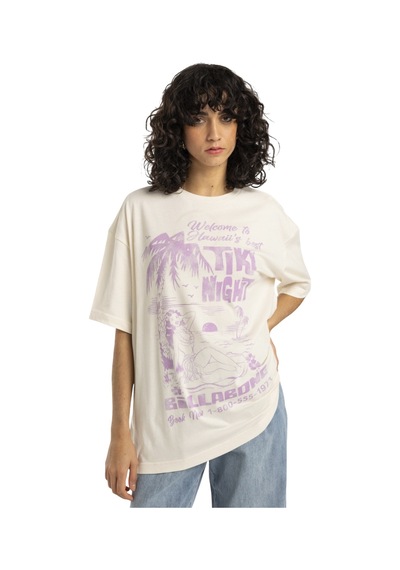Bıllabong Billabong High On Life Kadın Mavi Tişört 4194 Çok Renkli