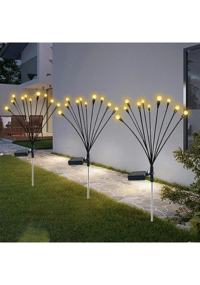 2'li Solar Bahçe Aydınlatması 8 Ledli 2 Modlu Rgb Standart