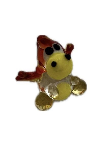 El Yapımı Mini Murano Cam Dinozor Biblo A153-08