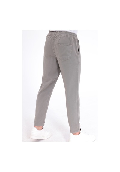 Blayn Jeans Erkek Regular Fit Gabardin Pantolon Günlük Rahat Kesim Klasik Erkek Pantolon Füme