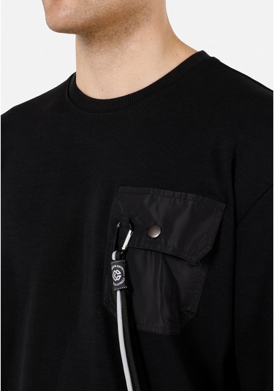 Colin's Colins Siyah Erkek Sweatshirt Cl1071222 Q1.v1 Blk Siyah