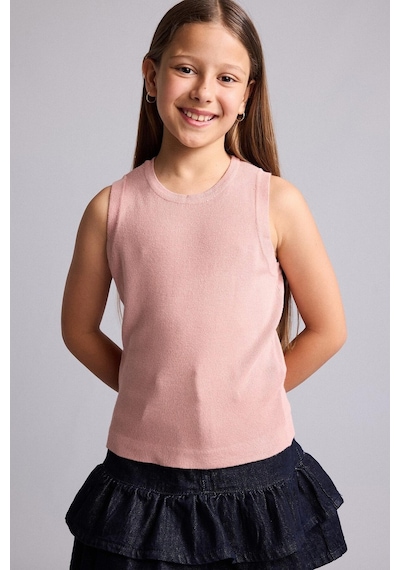 Defacto Halter Yaka Gül Atlet Kız Çocuk H0709a826smbr86 Pembe-br86