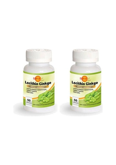 Force Nutrition Lecithin Lesitin Ginkgo Coenzyme Q10 2 Adet 90