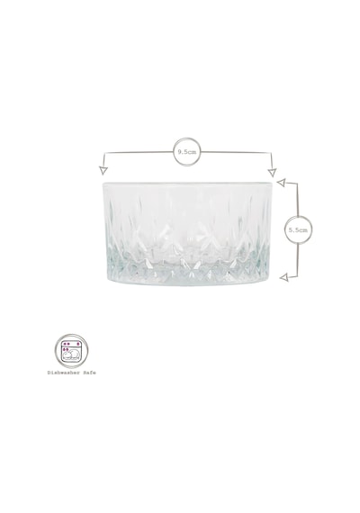 Odin Cam Kahvaltı Kasesi 2'li Küçük Boy 260 Ml Çerez/meze Kasesi/tatlı Kasesi Çok Renkli