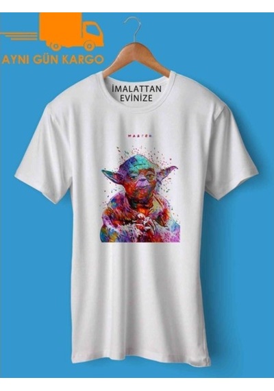 Master Yoda Star Wars Baskılı Tişört Tshirt Ücretsiz Kargo