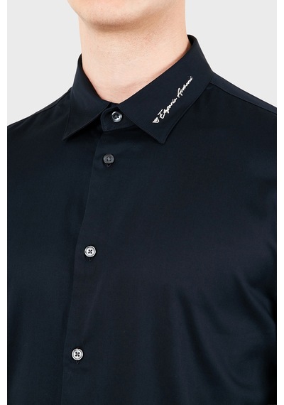 Emporio Armani Pamuklu Regular Fit Gömlek Yaka Logo Nakışlı Gömlek Erkek Gömlek Em006705 Af23800 Ub118 Lacivert Emporio Armani Pamuklu Regular Fit Gömlek Yaka Logo Nakışlı Gömlek Erkek Gömlek Em006705 Af23800 Ub118 Lacivert
