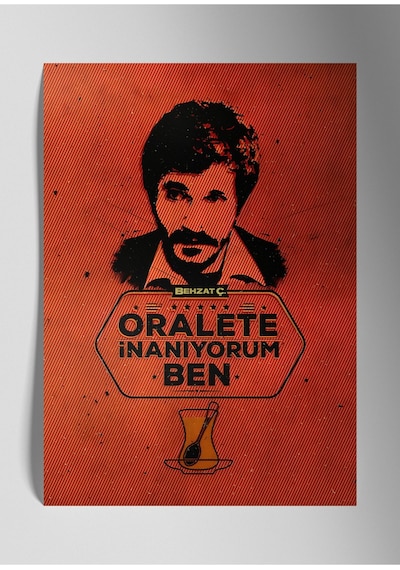 Behzat Ç. Hayalet - Oralet - Metal Poster Tablo