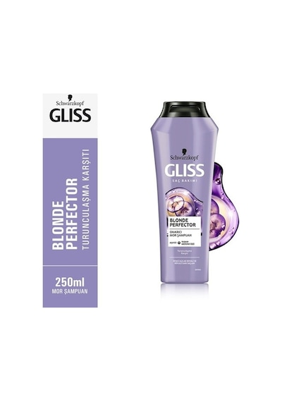 Gliss Onarıcı Mor Şampuan 250 ML