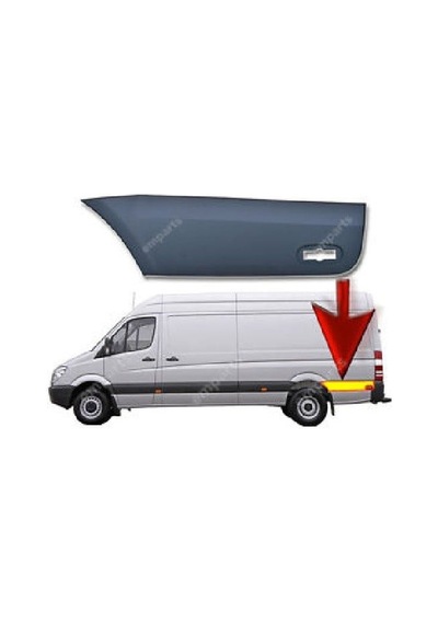 Mercedes - Sprinter 2006 - Sol Arka Çamurluk Kaplama Crafter / Sprinter 2006-
