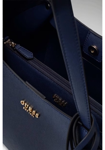 Guess Amorette Portföy Çantalı Kadın Omuz Çantası Hwbg7898240 Lacivert