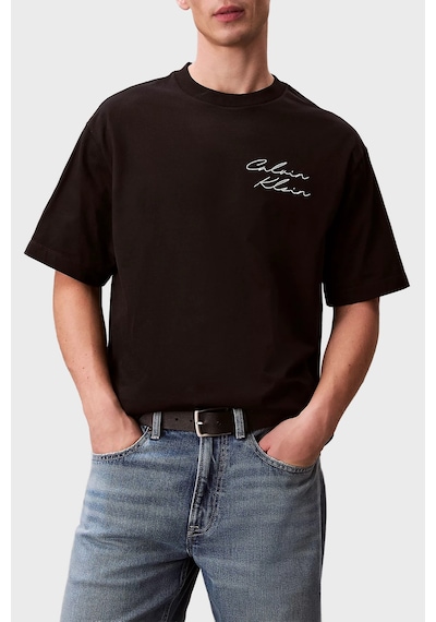 Calvin Klein Erkek T Shirt Lv04re828g Ub1 Siyah