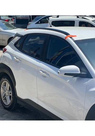 Hyundai Kona 2018-2022 Tavan Çıtası Parlak Siyah