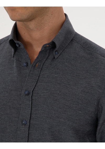 Pierre Cardin Erkek Lacivert Gömlek Desenli 50316768-vr033 Lacivert