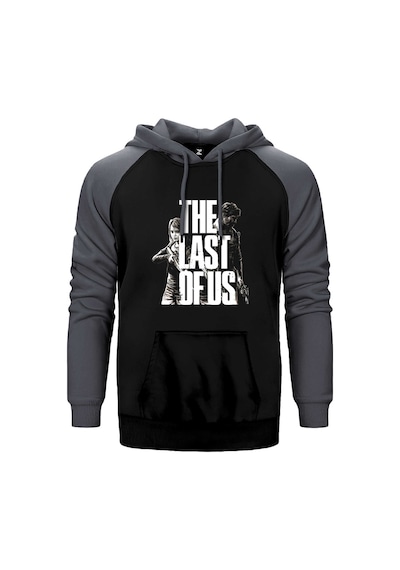 The Last Of Us 2 Apocalypse Gri Renk Reglan Kol Kapşonlu Sweatshirt Gri